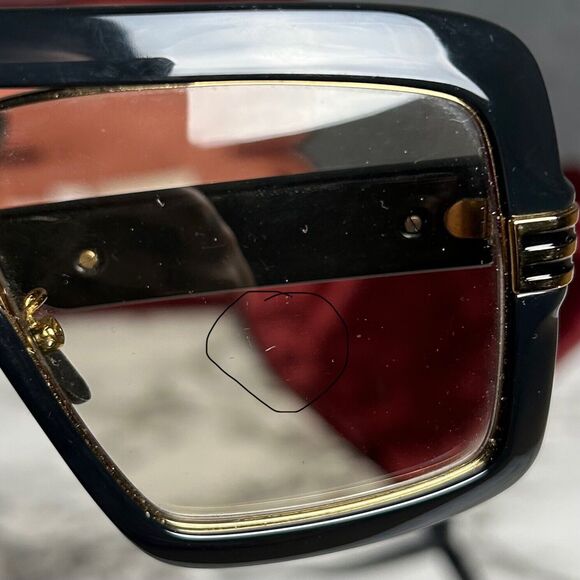 Gucci Men's Sunglasses Nylon Lens Havana Plastic Pilot Shaped Frame GG0900S 005 - Picture 10 of 15